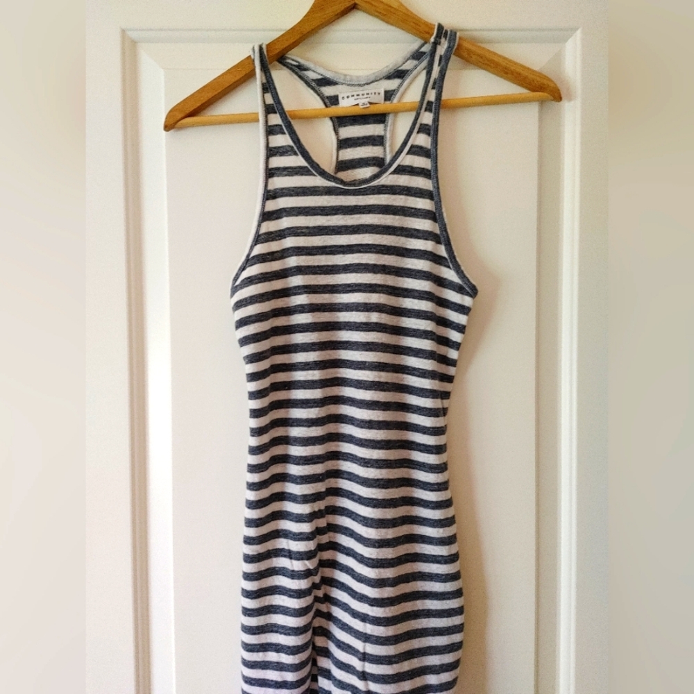 🌞Community Linen Striped Tank ~ Size XS